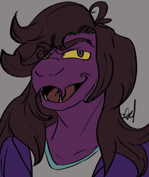 Susie Sketch/Coloured (Deltarune)